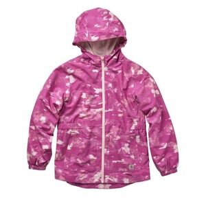 Carhartt‎ Rugged Flex Ripstop Pink Camo Jacket Size 14 Youth Girls Outdoors